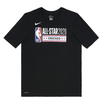Nike X NBA All Star Collection Chicago Camiseta Preta 3Z2B7BCFF-ASG