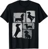 Funny Weenie Vintage Collage Dachshund Dad Mom God Lover Gift Unisex T-Shirt