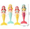 Jolis jouets de plongée sirène Jouets de bain sirène Jouets de piscine sirène colorés Jeux de piscine pour tout-petits Garçons Filles Adolescents Adultes