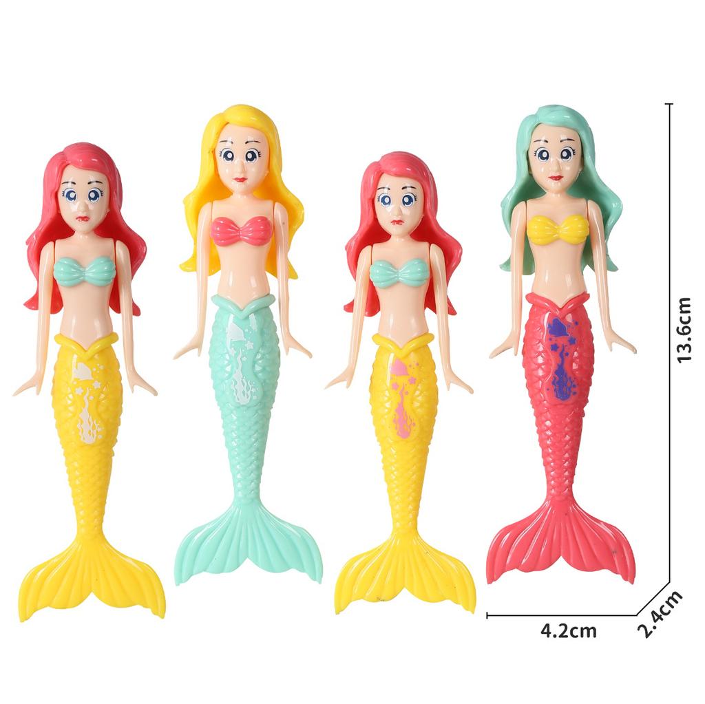 Jolis jouets de plongée sirène Jouets de bain sirène Jouets de piscine sirène colorés Jeux de piscine pour tout-petits Garçons Filles Adolescents Adultes