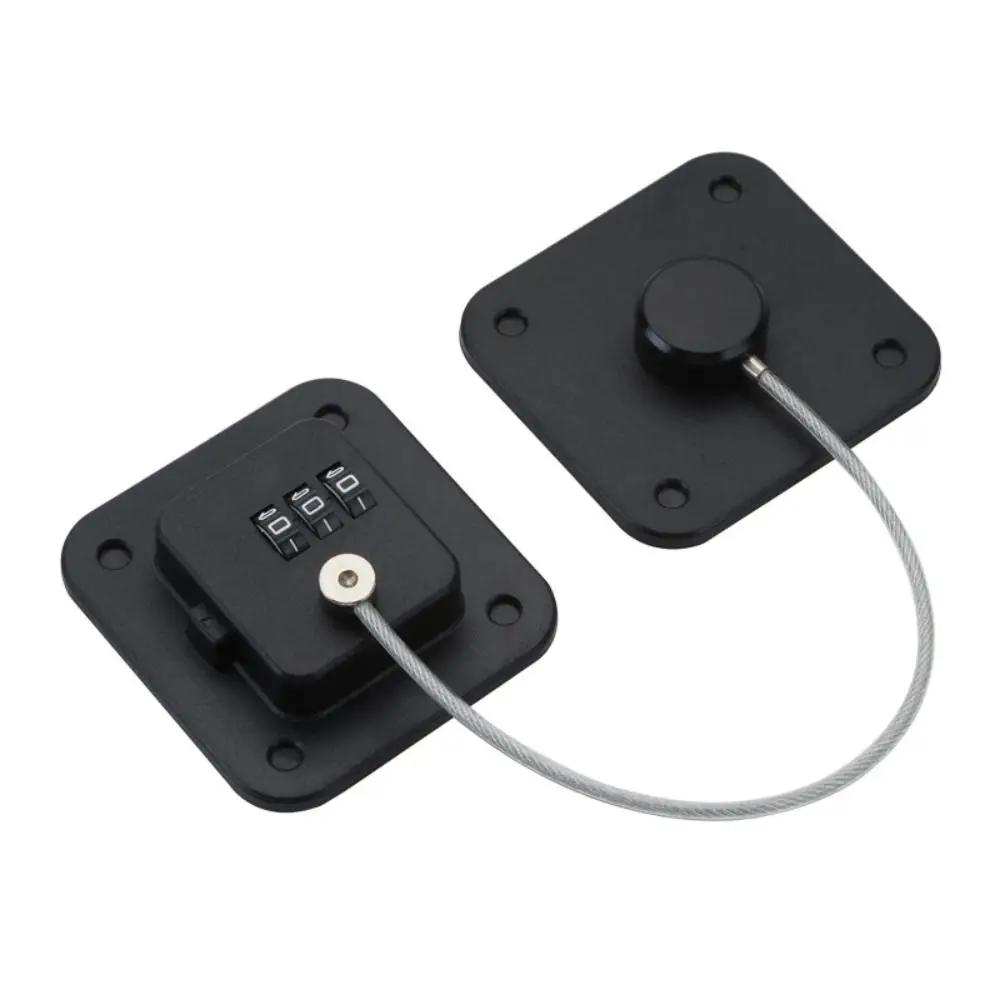 

Solid 3-digit Window Password Lock with Adhesive Black/white Baby Safety Lock No Punching ABS Coded Lock Cabinet чёрный