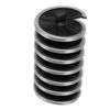 Rope Cleaning Brush Spiral Nylon Stainless Steel Spring 360 Degree All Round Cord Brush for Climbing Ropes Clotheslines 10cm