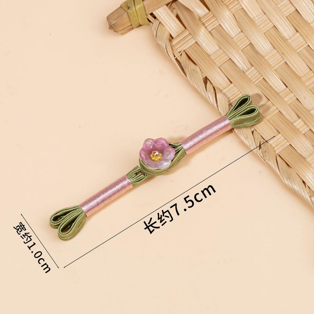5Pcs Traditional Cheongsam Knot Button Flower Chinese Closures Buttons