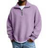 Pull Pull Over Casual Épais Tricoté Chaud à Demi-Fermeture pour Homme