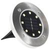 VidaXL 8x Solar Ground Lights LED Lights White Luminaire Lighting Garden 44416