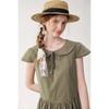 TonLion Women's Peter Pan Collar Dress