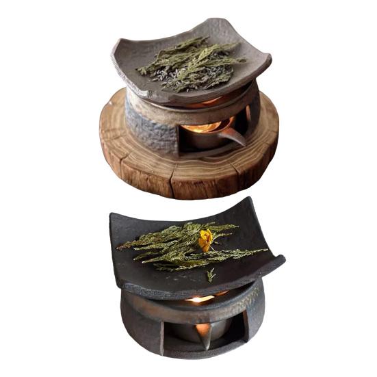 Ceramiczny Kominek do Aromaterapii Palnik na Olejek Eteryczny Podgrzewacz do Czajnika Podgrzewacz do Herbaty Zen Palnik do Kadzidła