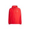 Originals Adicolor Trefoil Windbreaker Solid Color Hooded Zip-Up Fitted Long Sleeve Jacket Men Jacket Red IR9857