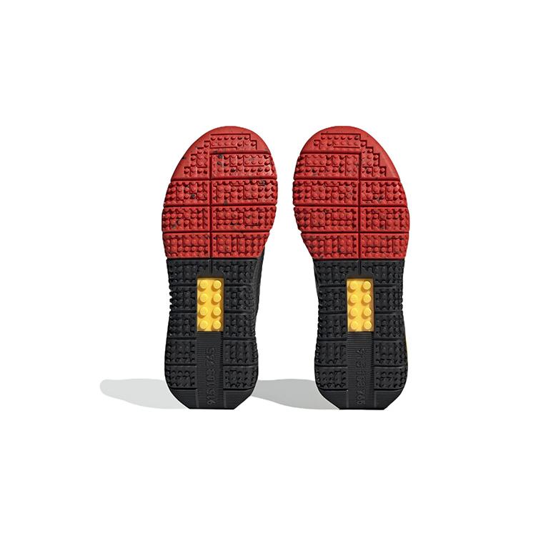 Nové LEGO x Adidas Sport Pro Dna Protiskluzové a Odolné proti Opotřebení Lehké Sportovní Ležérní Boty Černá Červená Žlutá Dětské HQ1313