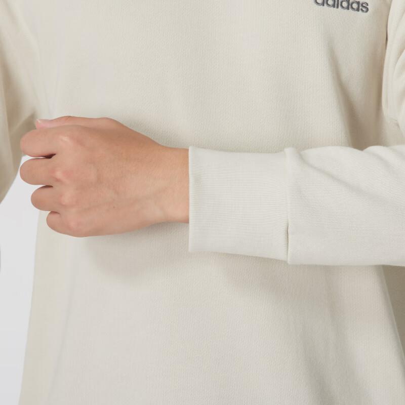 adidas Sweatshirts Men's Beige Crew Neck Moderate Other JG8493