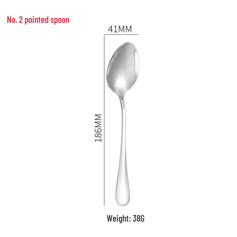 1010 Series 410 Stainless Steel Western Tableware Set – Serving Spoon & Cake Set for Restaurants & Hotels