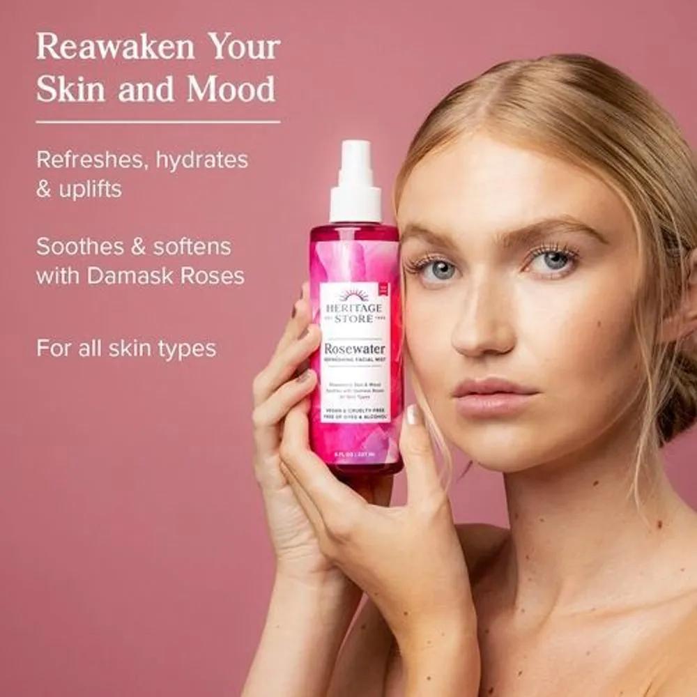 HERITAGE STORE Rosewater Toner 237ml