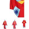 One Piece Wano Land Cosplay Kostüm für Monkey D. Luffy Fans