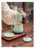 Palace Museum Ceramic Tea Mug with Lid: Elegant Business Souvenir Gift Box
