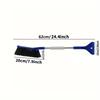2-in-1 Brush Scrape Dual Purpose Garden Car Detachable Snow Shovel Windshield Window Cleaning & Scraping Tool Winter De-Icing Broom Accessories