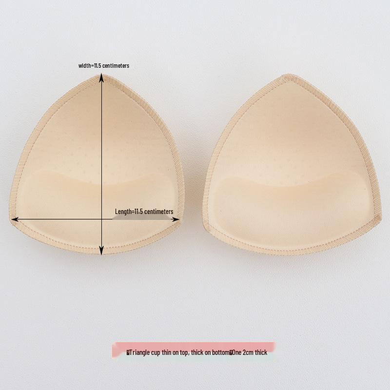 

Треугольные дышащие губчатые вставки для бюстгальтера для увеличения объема груди - Толстые и тонкие варианты для йоги и повседневной носки Skin [Pair]
