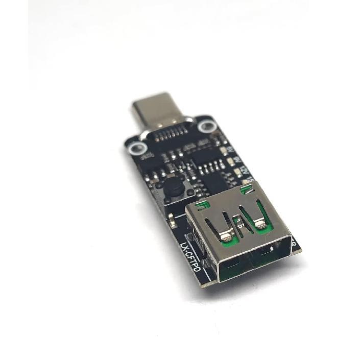 1PCS USB-C PD QC DC5V 9V 12V 15V 20V Adjustable Voltage Power Trigger Module 5A Type-C Male Input