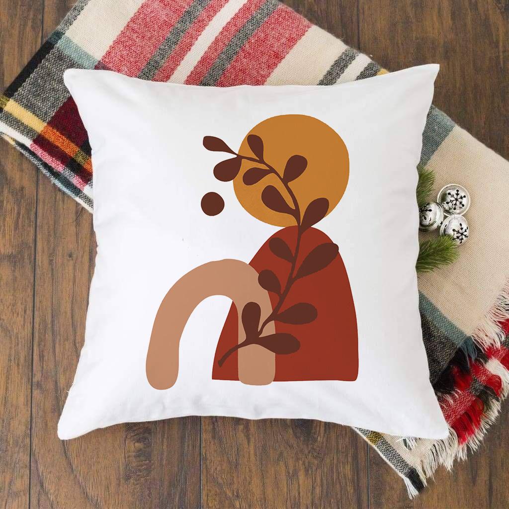 Nordic Geometric Plant Print Cushion Cover Pillow Cases Home Outdoor Balcony Sofa Living Room Aesthetic Decoration Pillowcase