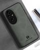 Matte Plain Leather Case For Honor 200 Pro Honor 200 Lite Honor200 Built-in Metal Car Mount Holder Cover