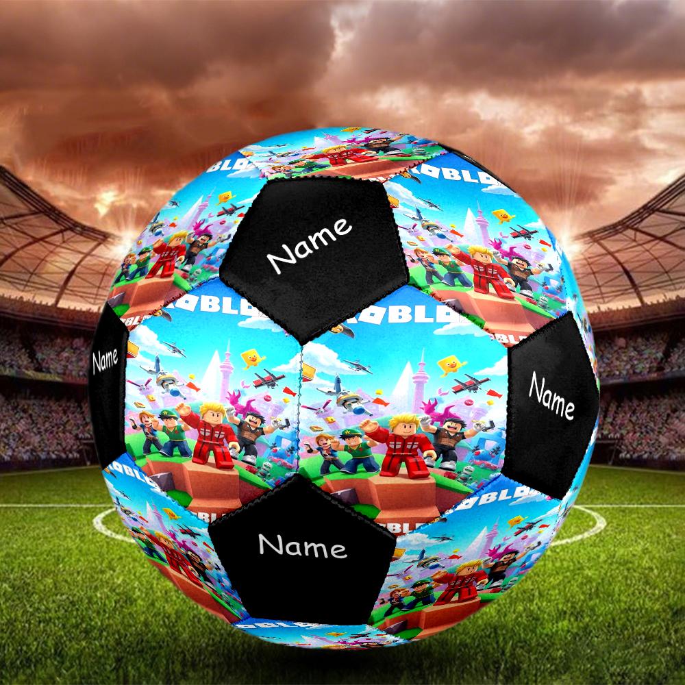 Custom Name Roblox Theme Size 5 Soccer Ball, Suitable for Both Indoor and Outdoor Matches, a Gift Suitable for Everyone.