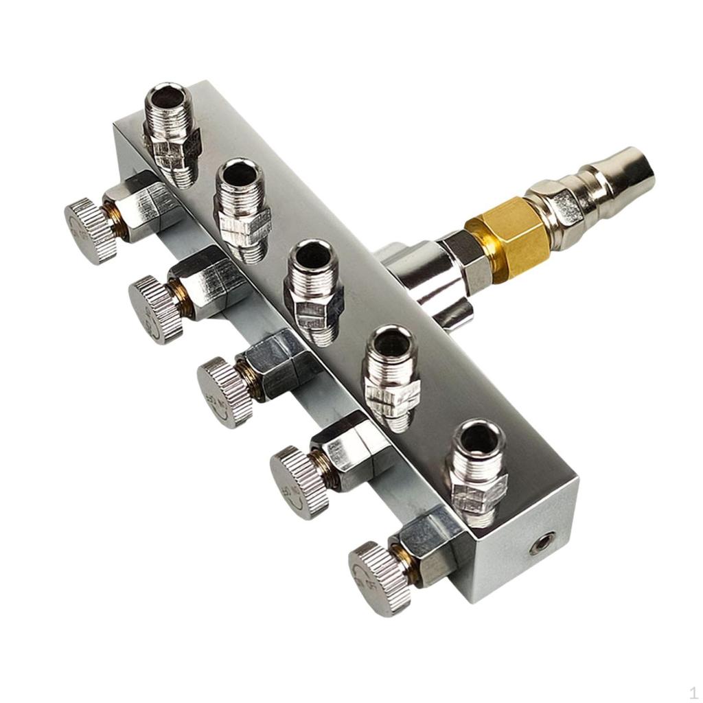 Airbrush Air Hose with Inlet Outlets Adapter Components Replacement
