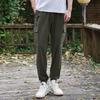 [Smp23041-02] Sorona High Men'S Cargo Jogger Pants Deep Khaki