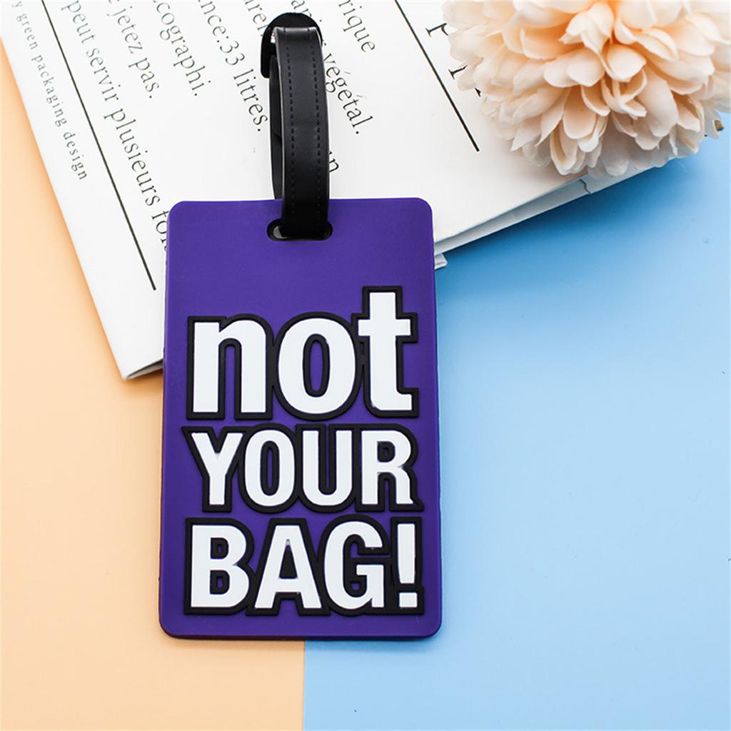 Luggage Tags with Name Address Tel Colorful Secure Travel Suitcase Bag Baggage Tags Labels