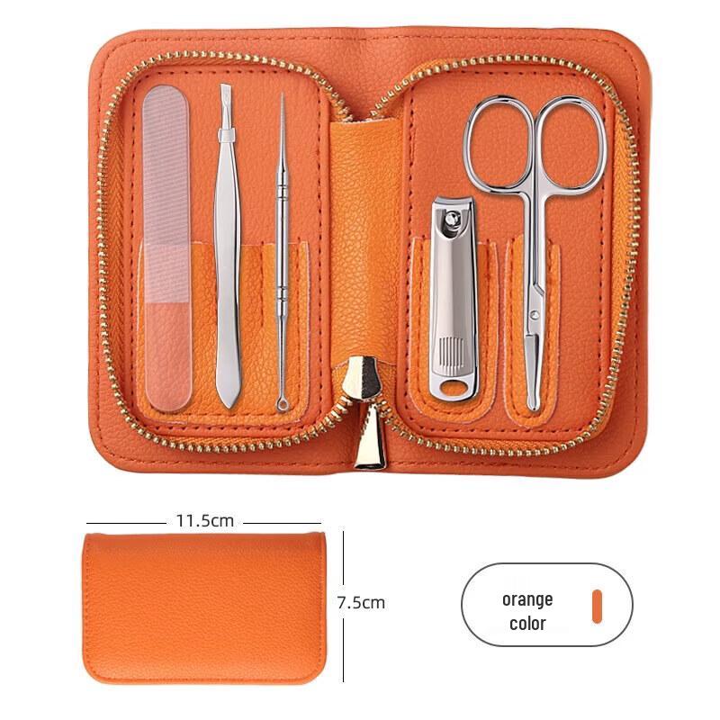 Portable Stainless Steel Manicure & Grooming Kit