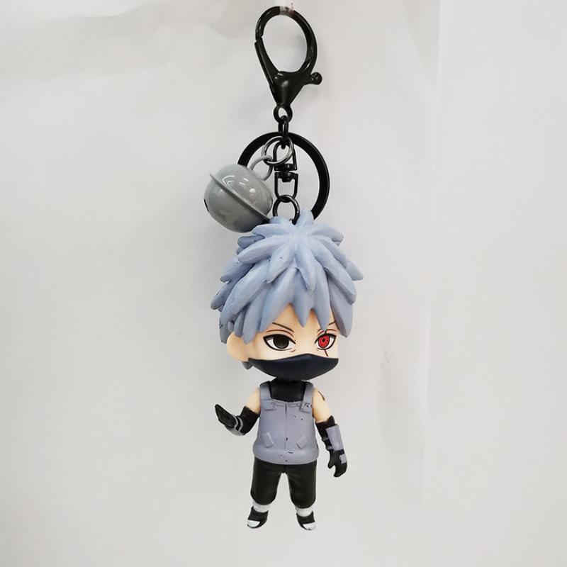 Anime Accessories NARUTO Keychain Naruto Itachi Sakura PVC Car Decor
