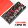Comprehensive Thread Repair Tools 88-131pcs M5-M12 Metric Restorer With Red Storage Case For Car Garage And Mechanical Workshop