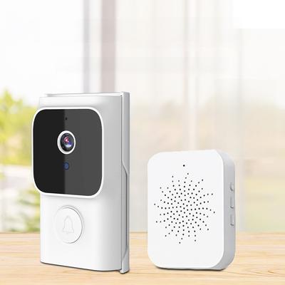 Smart Video Doorbell, Wireless WiFi Doorbell Camera with HD Night Vision, Two-Way Audio, Motion Detection, Rechargeable Battery Powered Doorbell