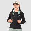 Colorblock Nylon Backpack with Mesh Pocket Lightweight Outdoor Daypack for Travel School Daily