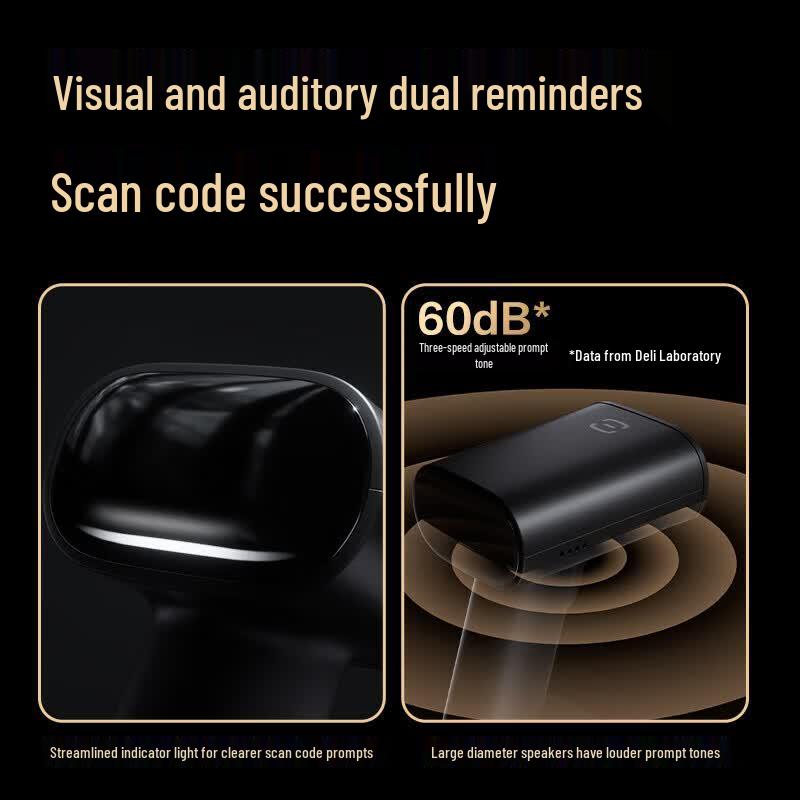 Deli AA302 Wired 1D/2D Barcode Scanner