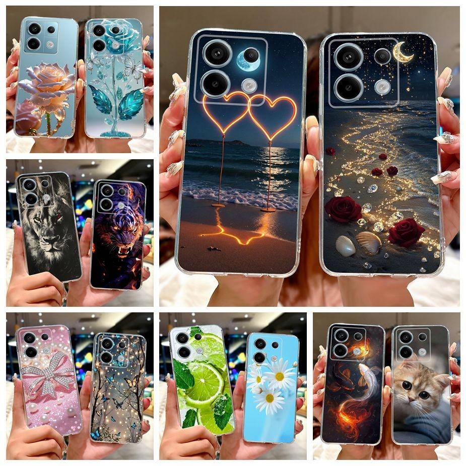For Xiaomi Redmi Note 13 Pro 4G Case Luxury Popular Painted Cover Soft Slim Phone Case For Redmi Note 13 Pro Plus Note13 5G Bags