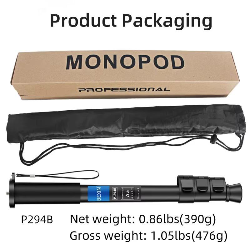 Portable Travel Outdoor Video Camera Aluminum Alloy Flexible Tripod Knob Lock Monopod Holder Tripod Set Photography Prop DCA2859B
