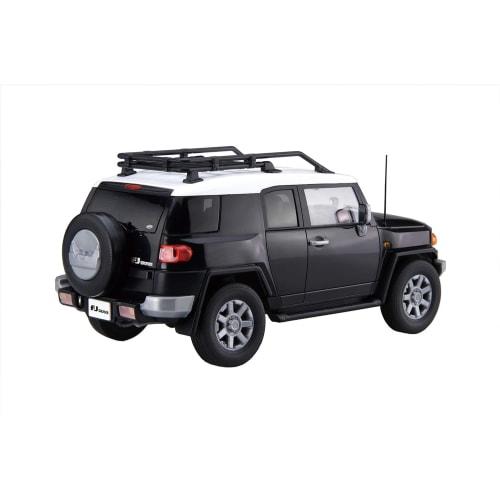Fujimi Model 1/24 Scale NEXT Series No. 9 EX-1 Toyota FJ Cruiser (Two-Tone Black) Pre-Colored Plastic Model Car NX9EX-1