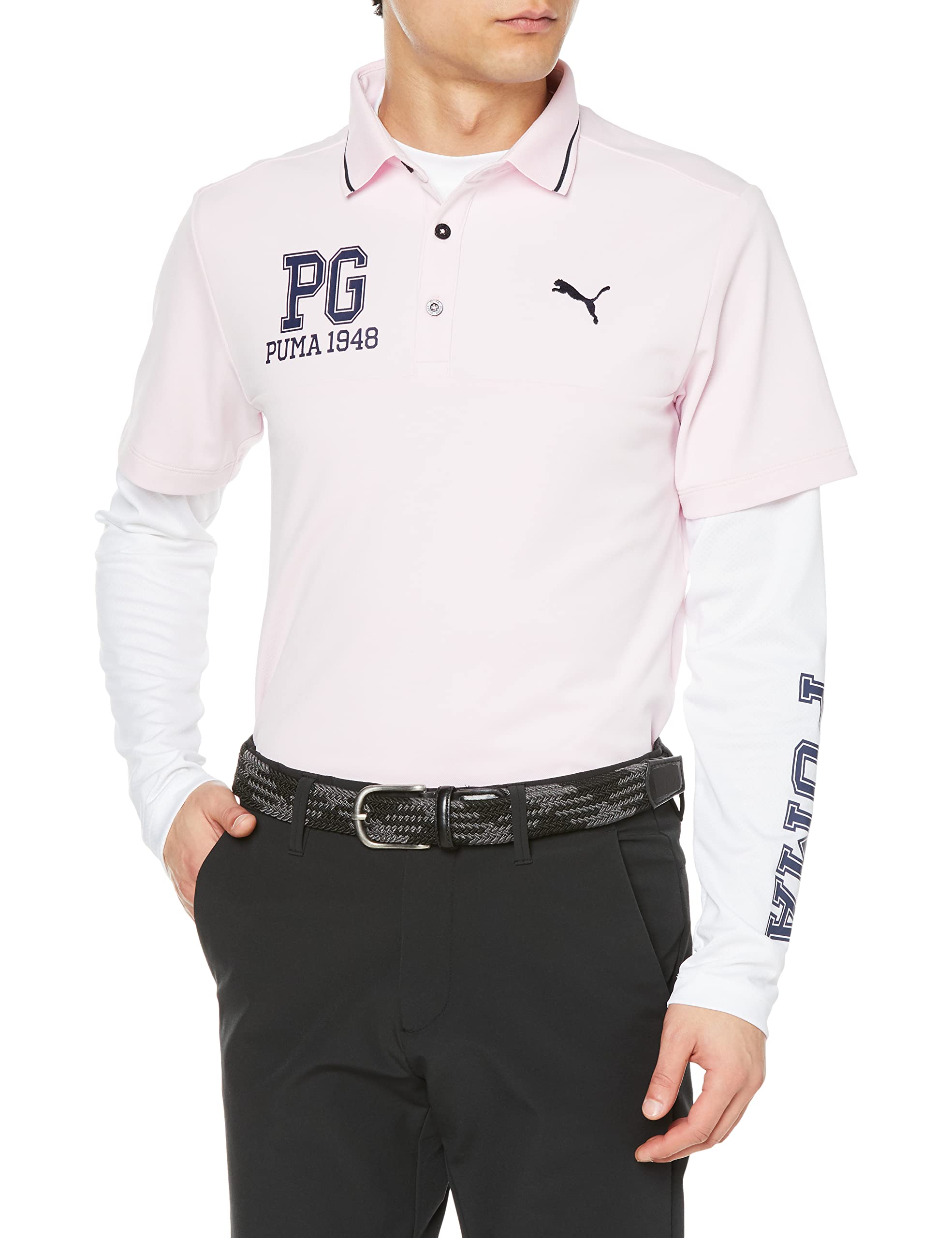 

Рубашка для гольфа Внутренний комплект Рубашка поло Жемчужно-розовая M [PUMA] Мужская