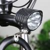36V 48V 60V E-Bike Horn Light Electric Scooter 4 LED Headlight Front Lamp Waterproof Flashlight Outdoor Cycle Biking Accessories