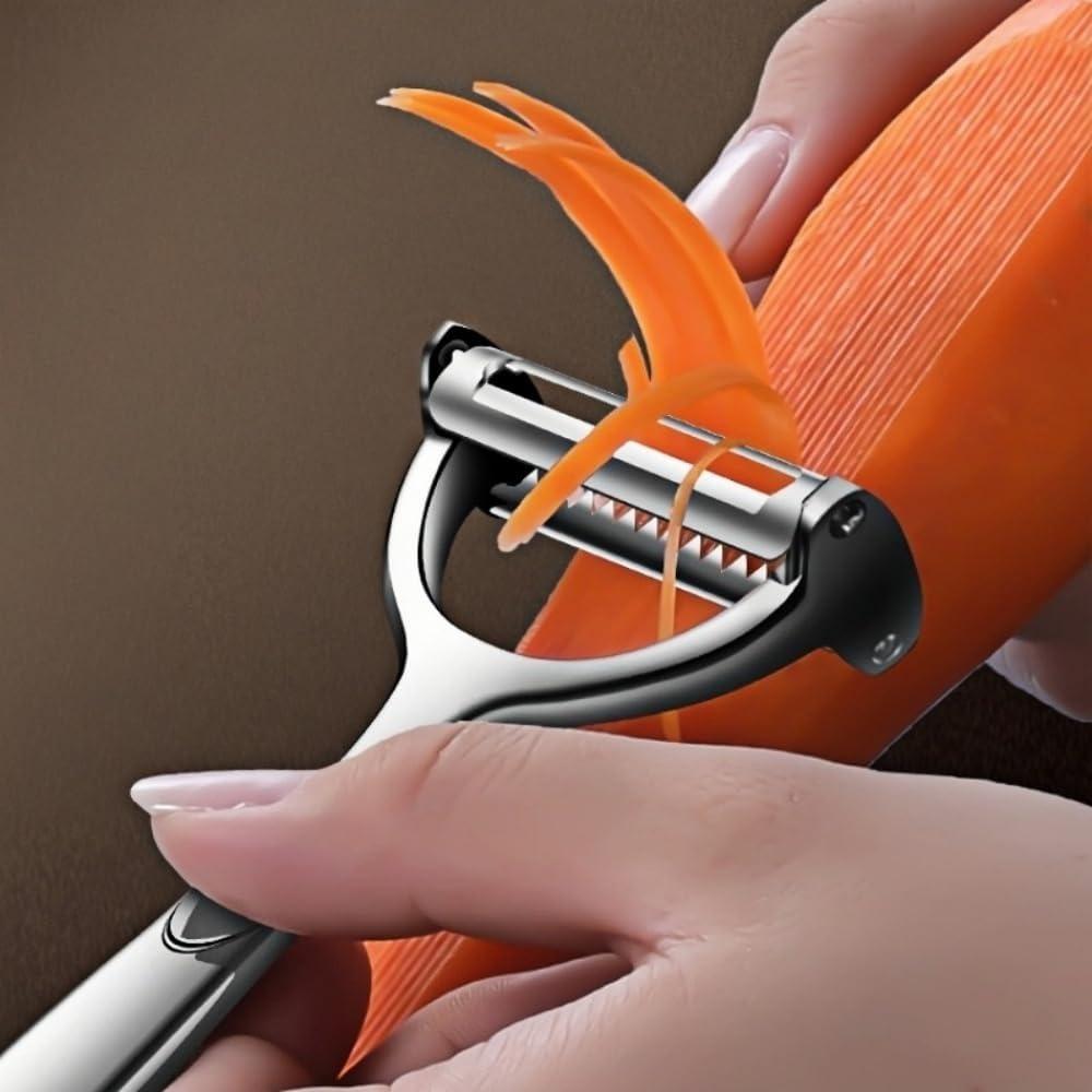 2 in 1 Vegetable and Fruit Peeler Stainless Steel Kitchen Planer Vegetable Grater  Tomatoes
