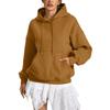 Women's Loose Fit Long Sleeve Pullover Hoodie Casual Sweatshirt for Everyday Wear
