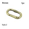 Hiking Snap Bottle Hooks Outdoor Carabiner Spring Oval Rings Handbags Clips Bag Belt Buckles