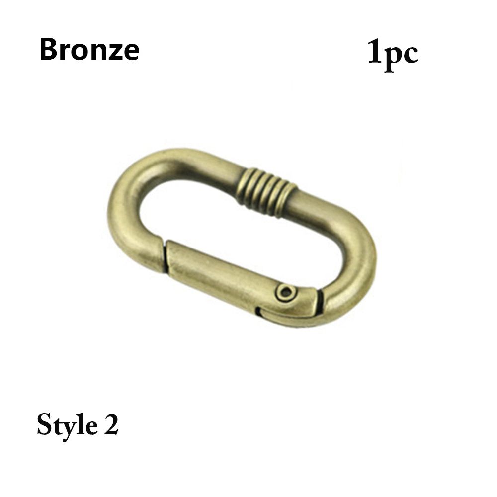 Hiking Snap Bottle Hooks Outdoor Carabiner Spring Oval Rings Handbags Clips Bag Belt Buckles