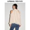 UR2026 Women's Halter Neck Ribbon Blouse