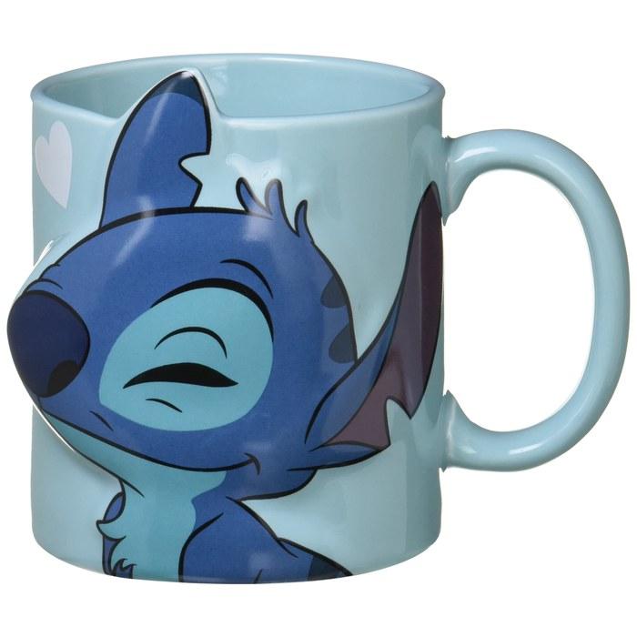 Sanart Disney Stitch Mug Pair 300ml SAN3390 06. Stitch & Angel 300ml