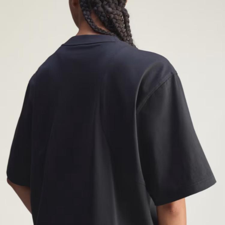 Adidas Stella McCartney Logo Print Loose Fit Round Neck Short Sleeve T-Shirt Women Tops KA9549