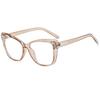 New Vintage Gradient Eyeglasses Anti Blue Light Myopia Transparent Cat Eye Glasses Frame Fashion Unique