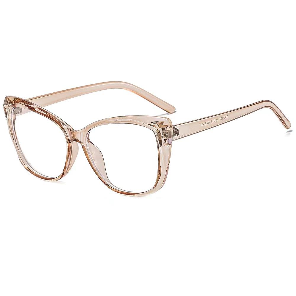 

New Fashion Vintage Gradient Eyeglasses For Nearsightedness Anti Blue Light Myopia Unique Transparent Cat Eye Glasses Frame +4.5