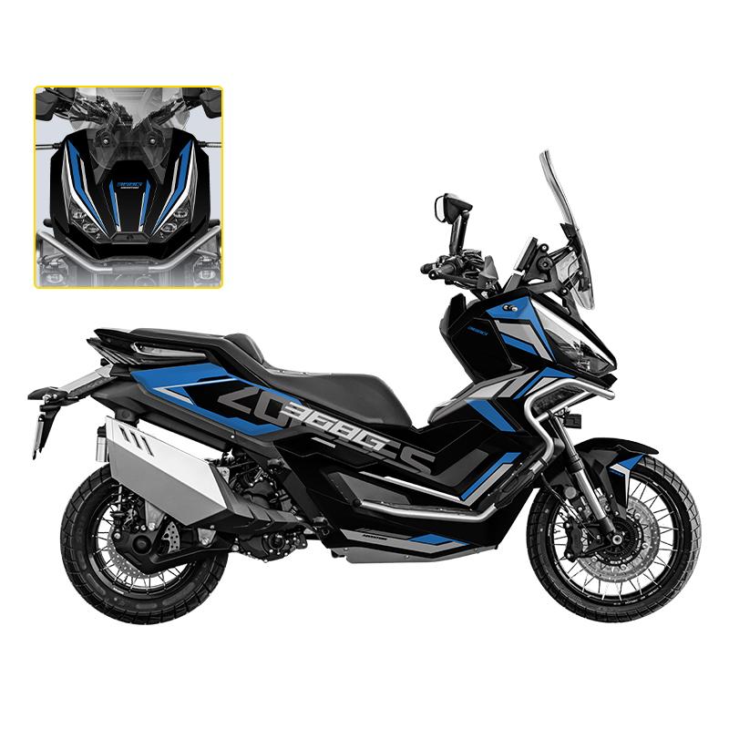 For ZONTES 368G Motorcyle Pattern Fairing Stickers Kits Pasted On Body Paint Parts Area Accessories Decoration Stickers