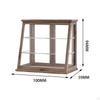 1/12 Miniature Store Display Cabinet, 3 Tiers Bakery Case