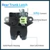 Rear Liftgate Door Lock Actuator for Hyundai Elantra 2017-2019 Plastic and Metal Replacement | Rear Side Tailgate Latch Motor 1 Pcs